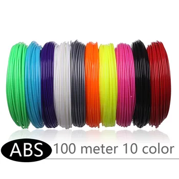 50/100/200 metru ABS PLA 1,75 mm filament de plastic pentru pen 3d Fără poluare materiale 3 d imprimantă pen rezerve copii cadouri