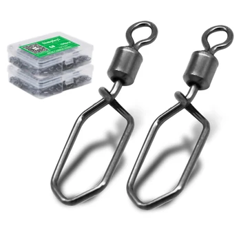 50-100buc/1box Dependent Snap Pin din Oțel Inoxidabil de Pescuit Butoi Rotativ de Siguranță Fixează Cârligul Atrage Accesorii Conector Snap