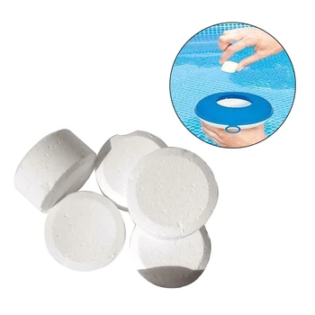 50 Buc Tablete de Clor Cadă Spa Efervescente în aer liber Multifuncțional Instant de Dezinfecție pentru piscine Cadă Spa piscina