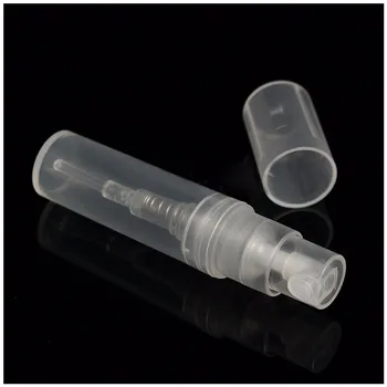 50 x 2ml de Plastic de Călătorie Sticla cu Pulverizator Gol Transparent Pulverizator Parfum Nou