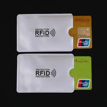 500 Pachet RFID Blocking Mâneci Anti-Furt de Carduri RFID Protector RFID Blocking Maneca Identitate Anti-Scanare Carte de Maneca