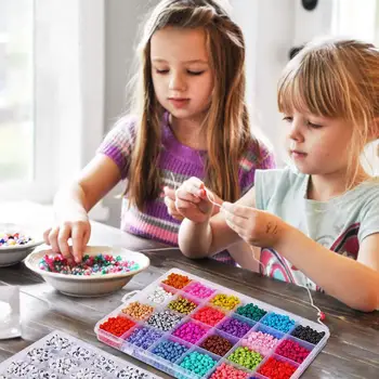 5000 Buc Culoare Mix Bijuterii set Margele pentru Bratari Ambarcațiuni Kit Set Scrisoare DIY Cercei Colier Bijuterii de Luare