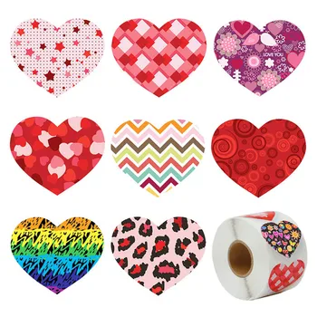 500pcs Forma de Inima Ziua Îndrăgostiților Etichete Autocolante Personalizate Cadou Iubitorilor de Iubitul Fata de Nunta, Cadouri pentru Oaspeții Favoruri de Partid
