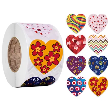 500pcs Forma de Inima Ziua Îndrăgostiților Etichete Autocolante Personalizate Cadou Iubitorilor de Iubitul Fata de Nunta, Cadouri pentru Oaspeții Favoruri de Partid