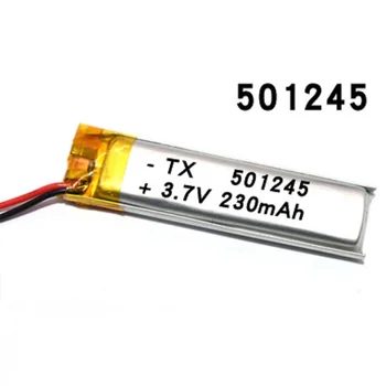 501245 3.7 V 230mAh lipo litiu polimer baterie reîncărcabilă pentru MP3 navigator GPS DVD recorder cască de e-rezervați camere