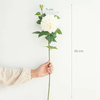 50cm Matase Flori Artificiale Dahlia 1 Floare Mare Cap 1 Bud Living Home Petrecere de Nunta de Decorare Accesorii de Înaltă Calitate