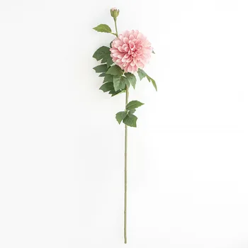 50cm Matase Flori Artificiale Dahlia 1 Floare Mare Cap 1 Bud Living Home Petrecere de Nunta de Decorare Accesorii de Înaltă Calitate