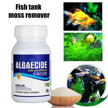 50g Acvariu Algicid Apă Alge Control Rezervor de Pește Eficiente Moss Remover de Purificare a Apei în condiții de Siguranță Rapidă a Rezervorului de produsele de Curățenie
