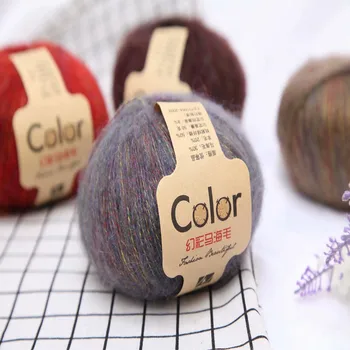 50g de Lână minge knittingThreads pentru knittingAcrylic de mohair, fire pentru tricotat lana, fire de lână croșetat de mână tricot croșetate linie