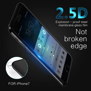 50pcs Clar 2.5 D Temperat Pahar ecran protector pentru iPhone 11pro max 11 xs max xr 8 8 plus X 6 6plus 6s 7 7 plus 5 5S