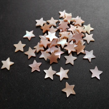 50pcs/lot 7mm en-Gros de culoare Roz Natural, Star Mama de Perla shell pentru Bijuterii DIY Roz Star MOP Pearl shell pentru Cercei