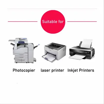 50sheets A4 autoadezive de Hârtie de Imprimare Alb Inkjet Imprimantă cu Laser Hârtie Autocolant Eticheta Autocolant Lucios Hârtie Mată Hârtie Pastă de Lemn