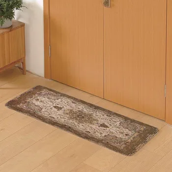 50x120cm mult dimensiune usa mat apă curată absorbi covor podea Europa cu dungi preș pentru bucatarie hol, camera de zi anti-derapant