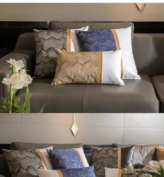 50x30/45x45cm moderne de unda model pernele de acoperire dreptunghi de lux wais de pernă decorative spătar de pernă decor acasă