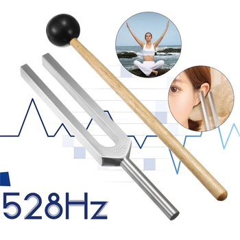 528HZ Aliaj de Aluminiu diapazon Chakra Ciocan Cu Ciocan de Sunet Terapie de Vindecare Pentru Ureche de Îngrijire Medicală Neurologică Instrument