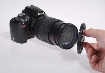 52mm Centru de Praf Snap-on Front Lens Cap Pentru Pentax k30 KR KX M K7 K10D K100D K20D k200d au Obiectiv 18-55mm Filtre Cu Coarde