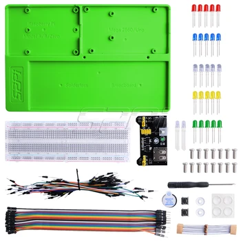 52Pi Original ABS Experiment Titularul Platforma DIY Kit pentru Raspberry Pi 4B / 3B+ / 3B / 2B / B+, Zero/W Arduino Uno, Mega 2560