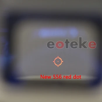 556 holografic reflectând seria Green Red dot Sight Airsoft domeniul de Aplicare se potrivesc pe 20mm Feroviar Monteaza Gratuit OEM logo-ul personalizat