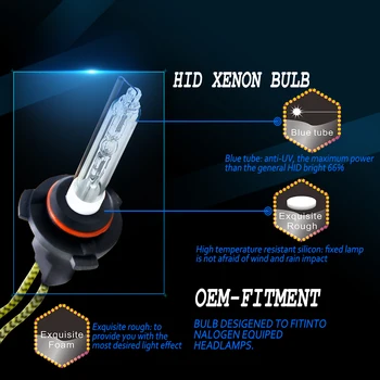 55W 6000K Xenon H7 HID Becuri Xenon H4 Xenons Auto Xenon Faruri Lampa Bi Xenons Pentru H1 H11 9005 9006 HB3 HB4 9003 HB2 h7