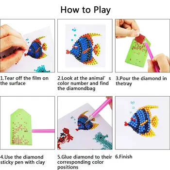 5D DIY Diamant Truse de Pictura pentru Copii si Adulti Incepatori Mozaic Autocolante Vopsea cu Diamante Kituri de Arte Meserii Vopsea Cadou