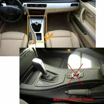 5D Interior Lucios, din Fibra de Carbon Folie Trim Decal Pentru BMW Seria 3 E90 2005-2012