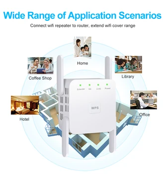 5G Repetor Wifi 5Ghz Wifi Extender 1200Mbps Amplificator Wifi 5 Ghz Wi-fi Repeater Router Booster 2.4 G 5G Semnal Wi-Fi Extender