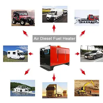 5KW 12V/24V Parcare Aer Combustibil Diesel Încălzire O Gaura Auto Camion de Combustibil de Încălzire Pentru Interioare Auto Decongelare Auto Start Ceață Dezghețare