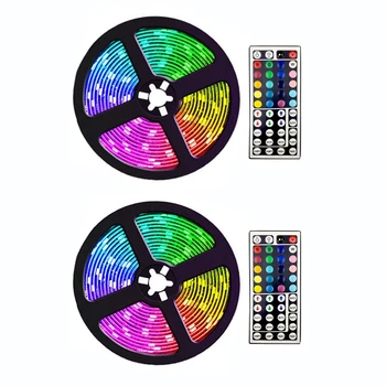 5M Banda Led Lumini cu 44 Cheile de la Distanță Flexibil de Schimbare a Culorii RGB Benzi de Lumină pentru Dormitor Decorare DIY