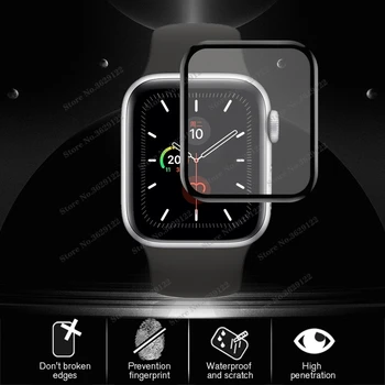 5pc Sticlă Mată Pentru Apple Watch 3 4 5 6 SE 44mm 40mm 42mm 38mm 9H HD siguranță mă Uit la Film Pentru Apple watch 6 44MM Ecran Protector