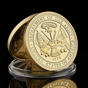 5PCS 1775 NOI Gratuite Liberty Departamentul de Armata 1 Infanterie Divizia de Suveniruri Moneda SUA W/ Capsulă de Protecție