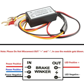 5PCS Cablajului Releului Dimmer On/Off 12-18V Ceață Controler de Lumină DRL Controller Auto Masina de Zi cu LED-uri Controler Lumini Auto