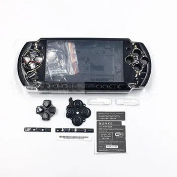 5pcs de Înaltă calitate full shell caz capacul carcasei replacemwnt pentru PSP3000 PSP 3000 de culoare neagra, cu mici reparații de piese