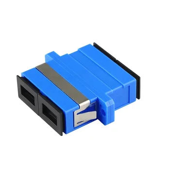 5pcs/lot SC/UPC-SC/UPC Singlemode Duplex, Plastic, Fibra Optica Conector Adaptor