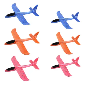 5pcs Mare Parte Lansa Aruncat Planor Aeronave Inerțiale Spumă EPP Avion de Jucarie pentru Copii Modele Plane în aer liber Jucărie Distractiv transport gratuit