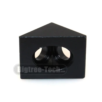 5PCS Openbuilds Negru Unghi Conector Colț Bloc de Aluminiu pentru Imprimantă 3D 3D0326*5
