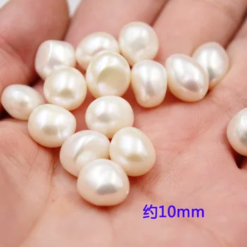 5pcs / Sac Naturale de apă Dulce Pearl Baroc Neregulate Jumătate-gaura de Perle pentru a Face Bijuterii DIY Brățară Colier Bijuterii Accesorii