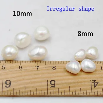 5pcs / Sac Naturale de apă Dulce Pearl Baroc Neregulate Jumătate-gaura de Perle pentru a Face Bijuterii DIY Brățară Colier Bijuterii Accesorii