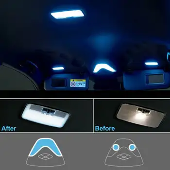5Pcs/set 12V LED-uri Albe de Interior Lumini de Lectură pentru Toyota C-HR CHR 2835SMD 102LEDs 6000K LED Lumina Plafon Interior Lampa Semnal