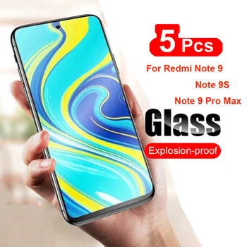 5Pcs Tempered Glass Pentru Xiaomi Redmi Nota 9 Pro Max Folie de protectie Ecran Pentru Xiaomi Redmi Nota 9 Nota 9 5G Sticlă Transparentă
