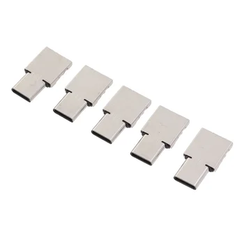 5pcs Ultra Mini Tip C USB-C to USB 2.0 OTG Adaptor pentru Telefon Mobil Comprimat, Cablu USB Flash Disk