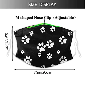5pcs Unisex Masca Adult Respirator Animal Labă de Câine Față Respirabil Ciclism Inabusi Măști Mascarillas Reutilizabile Acoperi Gura