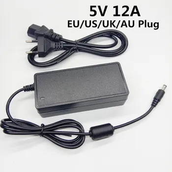 5V 12A AC 100-240V DC 5 V 5 volt 5V12A Universal Power Adapter de Alimentare de Comutare UE NE-a UNIT AU Plug Cablu Convertor 5525