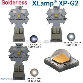 5x 5W Cree XPG2 XP-G2 LED de Mare Putere Emițător Margele Diode, Alb Rece Alb Cald Alb Neutru pe 20mm Solderless Aluminiu PCB