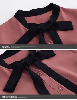 5Xl Plus Dimensiune Mare Blusas Feminina 2020 coreean Primavara-Vara Stil Toamna Femei Nou Sifon Cusatura Tricouri Femei A5093