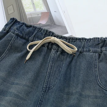5XL Talie Inalta Blugi Vintage Plus Dimensiune Blugi Rupți Femme Pantaloni Harem Pierde Prietenul Jeans Pentru Femei Streetwear Pantaloni