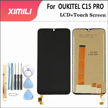 6.09 inch Pentru OUKITEL C15 PRO Display LCD+Touch Screen Digitizer Asamblare Original LCD+TouchDigitizer pentru C15 PRO+Instrumente