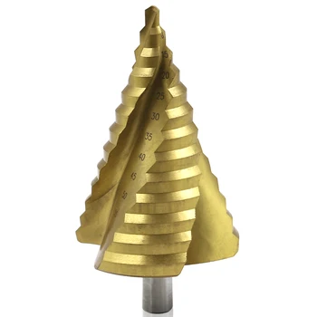 6-65mm Pagoda Forma HSS Triunghi Coadă 3R Spirală Pagoda de Metal de Oțel Pas Burghiu Gaura de Burghiu Burghiu Con