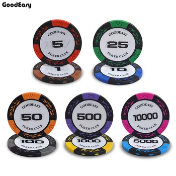 600/1000buc/set Casino Lut Grâu Poker Chip Set Mare Qulaity Ieftin Set de Poker cu Acrilic/Tava/Mare fata de Masa