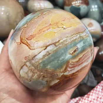 600g/1000g/1500g glob de Cristal Natural Ocean Jasper Cuarț sferă Sferă Gem Piatră de Vindecare
