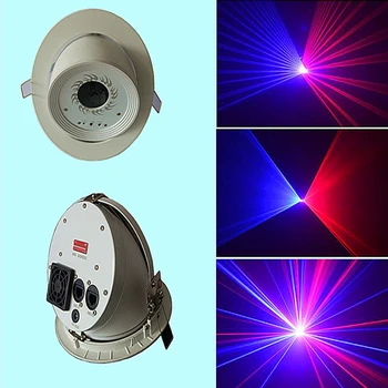 600mW Lumina Laser Roșu Albastru 2 Culori Fascicul Laser Show-Sistem de Plafon de Proiectare DMX Satge Lumina Pentru DJ KTV Petrecere Disco Club Iluminat